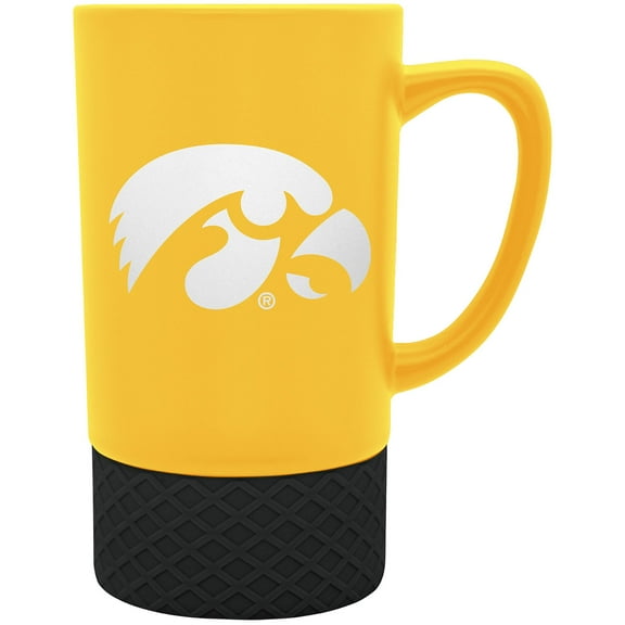 Iowa Hawkeyes Team Logo 16oz. Laser Etched Jump Mug