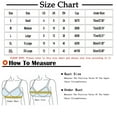 thumbnail image 4 of Fadeal Bras for Women Front Closure Bras for Older Women Breathable Front Closure Bras Full Support No Underwire Everyday Bra Bras for Older Women Beige 36B, 4 of 5