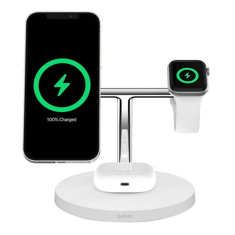 Belkin Wireless Charger Boost Charge Pro 3-in-1 MagSafe Schwarz