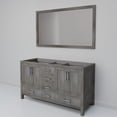 thumbnail image 5 of Lexora Home Jacques 60" Double Vanity with Mirror in Distressed Gray, 5 of 9