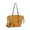 Yellow, variant on MKF Collection Liv Women's Tote Bag & Wristlet Wallet Set – Stylish Vegan Leather Fashion and Casual Handbag Mia K - Brown