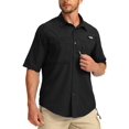 thumbnail image 1 of CHUANK Men‘s Short Sleeve Fishing Shirts Lightweight UPF 50+ Sun Protection SPF Fishing Hiking Running, 1 of 7