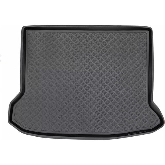 Rezaw-Plast Trunk Liner for Volvo XC60 SUV 2010-2017 – Custom Fit Heavy-Duty PE Cargo Mat, Raised Edges, Odorless, All-Weather Protection, No Trimming, Anti-Scratch, 1/16in Thick, Black