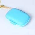 thumbnail image 4 of Wheat Straw Portable Plastic Pill Storage Box 8 pill box Grid Mini Vitamins Organizer Medicine Containers, 4 of 7