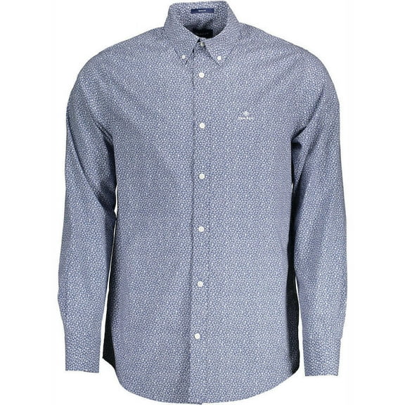 GANT Vintage Blue Micro Floral Print Button Down Shirt 3004970 Size M