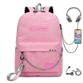 thumbnail image 1 of Mochila Blackpink Mochila recargable USB Mochila escolar para estudiantes (hy), 1 of 5