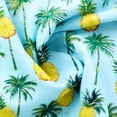 thumbnail image 6 of oelaio Hawaiian Shirt for Men Tropical Shirts Summer Beach Button Down Short Sleeve Shirt Aloha Floral Cruise Vacation Outfit Blue L, 6 of 8