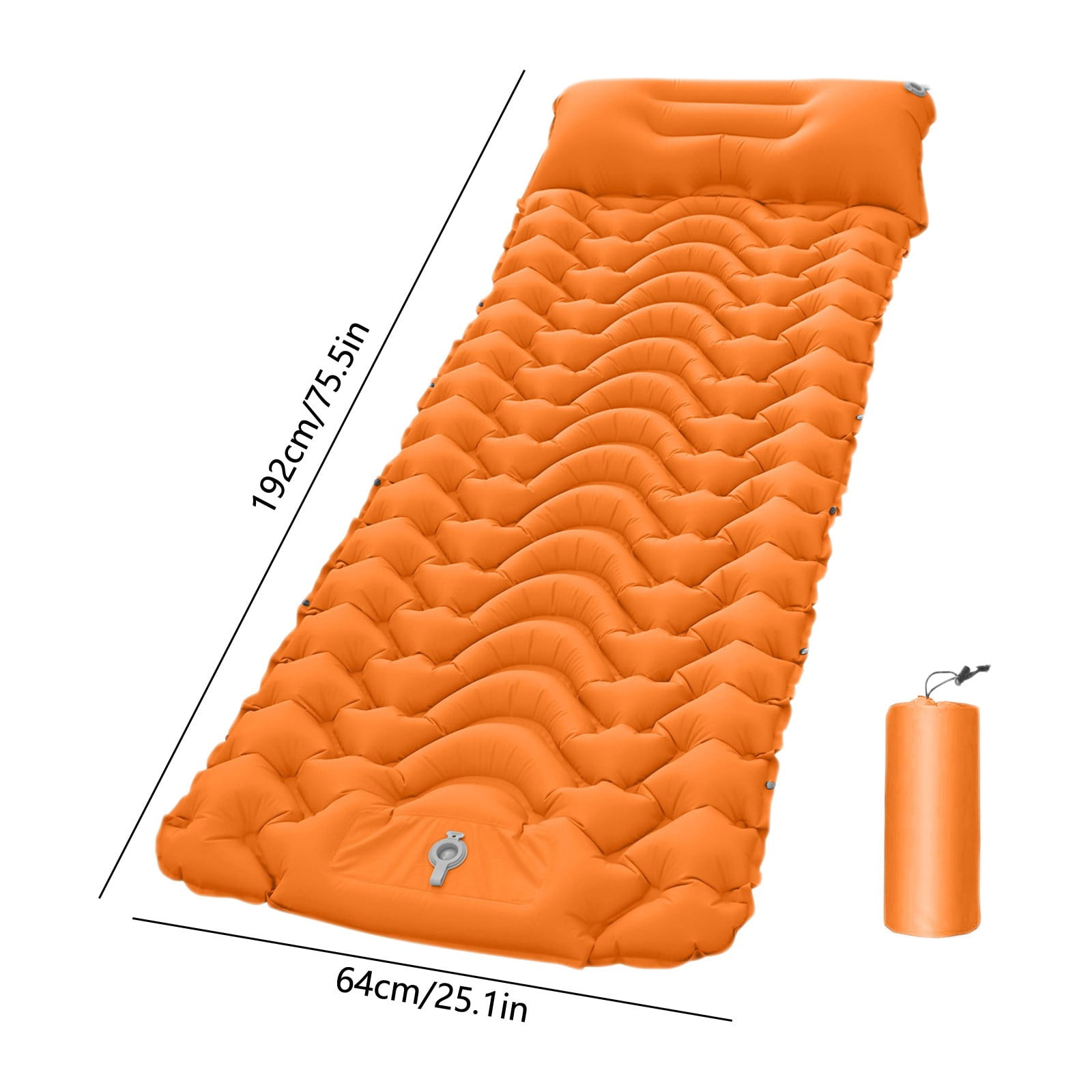 Meitianfacai Outdoor Inflatable Sleeping Pad, Step-On Air Mattress, Portable Camping Mat, Compact Travel Bed, Quick Inflation Design, Waterproof Picnic Mat For Parks And Beach