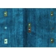thumbnail image 1 of Ahgly Company Indoor Rectangle Abstract Light Blue Contemporary Area Rugs, 7' x 10', 1 of 4