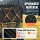 thumbnail image 3 of VEVOR Carro plegable de dos pisos, carro plegable de 400 L con ruedas todo terreno, carro plegable resistente, capacidad de peso de 450 libras para camping, compras, jardín, 3 of 9