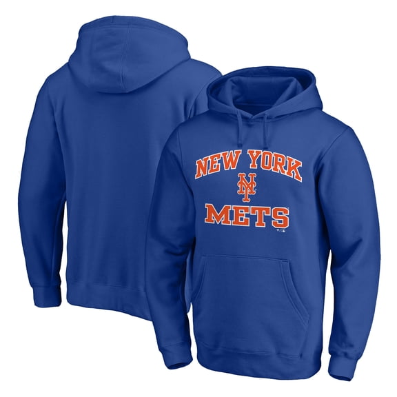 Men's Royal New York Mets Heart & Soul Pullover Hoodie