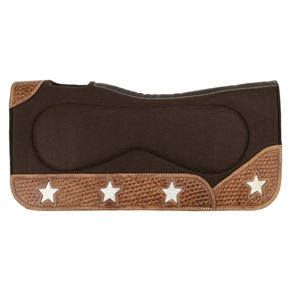 Showman 31" x 32" Cosmic Hide Contoured Felt Saddle Pad