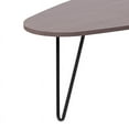 thumbnail image 2 of Oak Wood Grain Finish Coffee Table with Black Metal Legs, 2 of 3