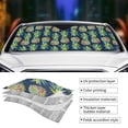 thumbnail image 4 of Kdxio Colorful Pineapples Print Front Windshield Sun Shade,Folding Auto Sunshade for Car Truck SUV-Small, 4 of 7