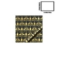 thumbnail image 3 of DAMAI 10 Pcs Christmas Wrapping Paper Roll Black Gold Reindeer and Tree Design Xmas Gift Wrap Reversible Vintage Christmas Wrapping Paper for Winter Holiday Party Celebration, 3 of 6