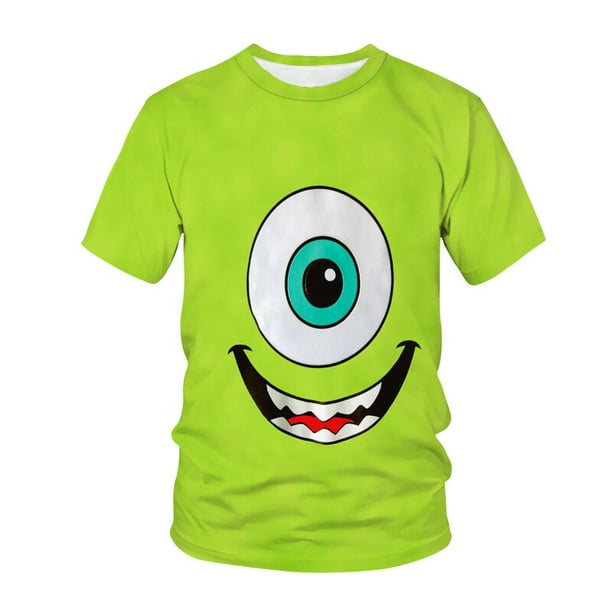 Disney Monsters Power Unternehmen 3D Gedruckt männer camiseta Sommer Casual Kurzarm camisetas Tops Kinder Lustige camisetas Plus Größe xuanjing unisex