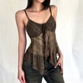 thumbnail image 5 of Kilaqueen Lace Babydoll Cami Top for Women Sexy V Neck Spaghetti Straps Camisoles Empire Waist Semi Sheer Flowy Bodice Tank Tops, 5 of 8
