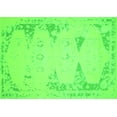 thumbnail image 1 of Ahgly Company Indoor Rectangle Abstract Green Contemporary Area Rugs, 4' x 6', 1 of 1