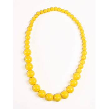 YELLOW BIG PEARLS NECKLACE