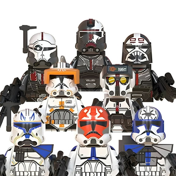 8 PCS, Action Figure Building Blocks Set, TV and Movie Series, Birthday Gifts for Kids and Collectors