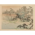 thumbnail image 2 of Anonymous 24x19 Black Ornate Framed Double Matted Museum Art Print Titled: Yofu Gajo, Pl.29 (1895-1898), 2 of 5
