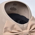 thumbnail image 3 of 1 sombrero de vinilo con protección solar para aleros grandes, sombrero de pescador con lazo, visera superior vacía para verano para niños, 3 of 5