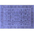 thumbnail image 1 of Ahgly Company Indoor Rectangle Oriental Blue Traditional Area Rugs, 7' x 9', 1 of 4