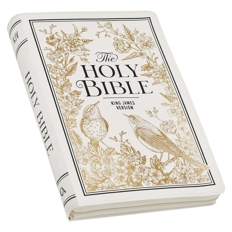 KJV Holy Bible, Thinline Large Print Vegan Leather Red Letter