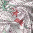 thumbnail image 5 of Ambesonne Starfish Valance Pack of 2, Doodle Fauna and Flora, 54"X12", Dark Coral Pale Pink, 5 of 5