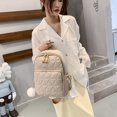 thumbnail image 2 of Women Oxford Backpack Large Daypack Zipper Fashion Large Travel Bookbag(White), 2 of 7