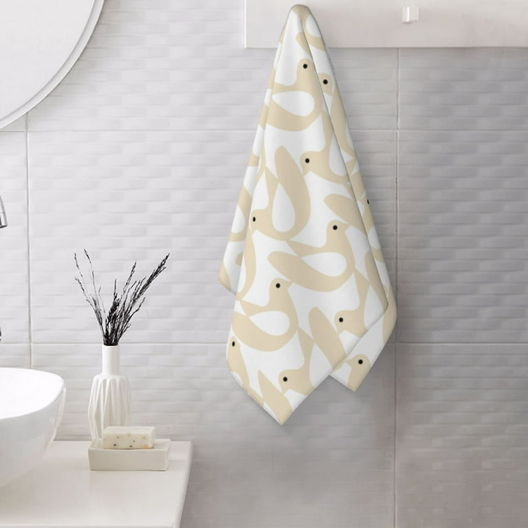 Comfortable Soft Towels Orla Kiely Cotton Face Wash Cloth Soft Absorbent For Bathroom Kitchen Decoration Hotel Gym Spa Sweat Towels 27.5 16in