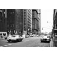 thumbnail image 2 of Molinari, Michele 18x13 White Modern Wood Framed Museum Art Print Titled - NY-New York-7th Avenue and 55th St, 2 of 4