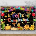thumbnail image 3 of Vjnyvs Mexican Fiesta Party Decorations Colorful Cinco De Mayo Carnival Photography Background Mexico Fiesta Theme Bday Festival Banner Supplies Photo Booth Prop, 3 of 7