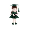 thumbnail image 2 of 13.8" Green Graduation Plush Toy - Dreamy Soft Girl Doll for Graduation Ceremony - Preschool Kindergarten Gift for Girls, Class of 2026 Memento, 2 of 7