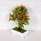 thumbnail image 5 of Bonsai Artificial Zhivalor Flor olla falsa seda rojo, 5 of 8