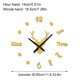 thumbnail image 4 of Monstrate Calcomanía de reloj despertador, pegatina de reloj de bajo ruido, decoración acrílica, reloj de pared ajustable DIY, café Decoración del hogar Oro, 4 of 6