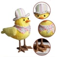 thumbnail image 5 of Twfbrm Easter Birds Ornaments, Easter Decorations 13" Plush Yellow Birds Statue with Built-in LED Lights, Glowing Inseparable Birds Doll Spring Table Ornaments Cute Animals Figurine for Party Holiday, 5 of 9