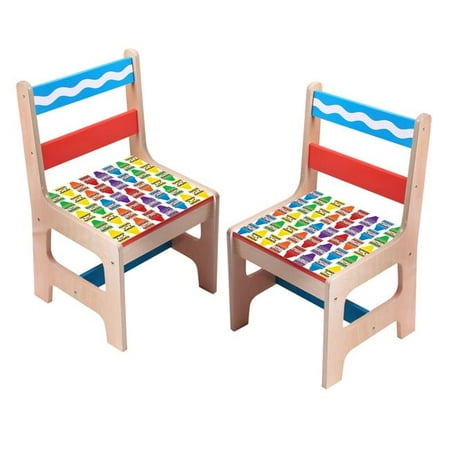 Crayola creativity wooden top table and chairs set