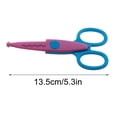 thumbnail image 3 of Decorative Scissors Set - Wave Scissors for Paper Cutting - Craft Scissors for DIY Enthusiasts - Safety Scissors for Art Projects, Scrapbooking, Greeting Cards & Classroom - 1 Pack, 3 of 7