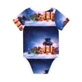 thumbnail image 2 of Rocae Lantern On Snow With Christmas for Baby Climbing Clothes Soft Baby Romper for Active Infants Comfortable and Breathable Crawling Jumpsuit Unisex Baby Outfit 6 Months, 2 of 8