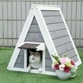 thumbnail image 4 of Petsfit Outdoor Cat House Weatherproof, Outside Feral Cat House with Escape Door,Outdoor Indoor Pet House for Small Animal,Solid, 4 of 9