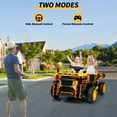 thumbnail image 3 of 24V 2-Seater Kids Ride On Dump Truck with Remote Control - Electric Construction Vehicle with Dump Bed, Shovel, LED Lights & Wheel Shock Absorption for Kids 3+, 3 of 7