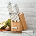 thumbnail image 6 of Farberware Edgekeeper Triple Riveted Knife Block Set with Built in Sharpener 14-piece in White, 6 of 15