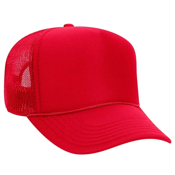 OTTO CAP 5 Panel Mid Profile Mesh Back Trucker Hat