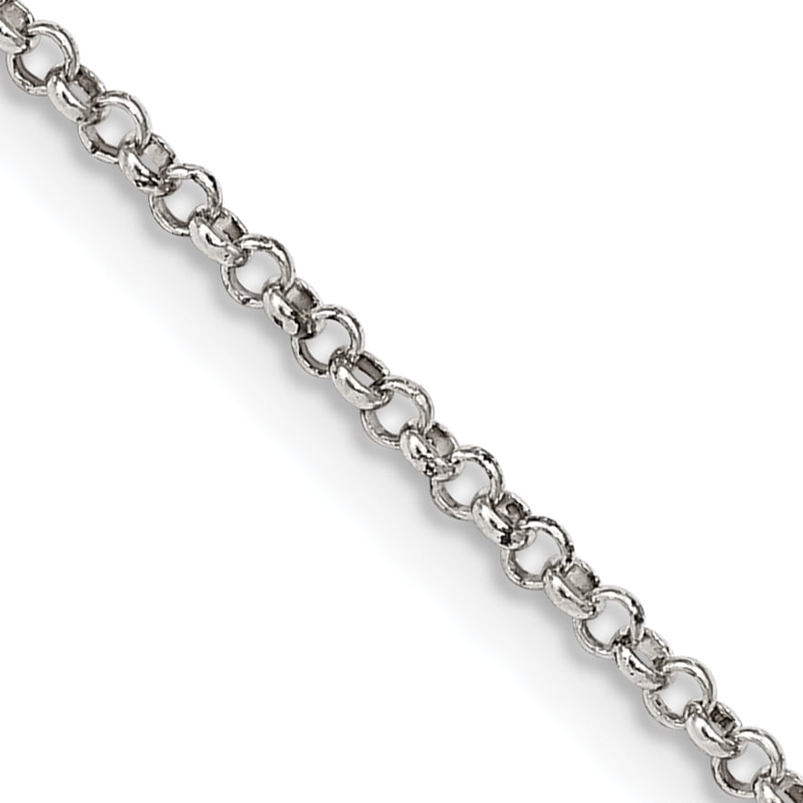 Karats Sterling Silver 1.5mm Rolo Chain 