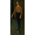 thumbnail image 2 of Hugh Ramsay 10x18 Black Ornate Wood Framed Double Matted Museum Art Print Titled - The Foil (1901), 2 of 5