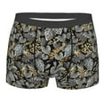 thumbnail image 5 of Uemuo Rose Flowers Pattern Men's Boxer Briefs,Trunk Anti-Chafing,Comfortable, Durable, and Stylish Underwear-Small, 5 of 9