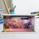 thumbnail image 1 of Estacionamiento a escala 1:24 con luz, modelo de aleación fundida a presión, escena DIY, escaparate de garaje para vehículos, exhibición de coche, 1 of 8
