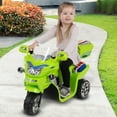 thumbnail image 4 of Lil’ Rider 3-Wheel Battery-Powered Electric Motorcycle for Kids 3-6 (Green), 4 of 8