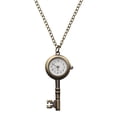 thumbnail image 1 of Miangastore Collier Montre Vintage Rétro Bronze Quartz avec Porte-Clés Couleur Café, 1 of 8